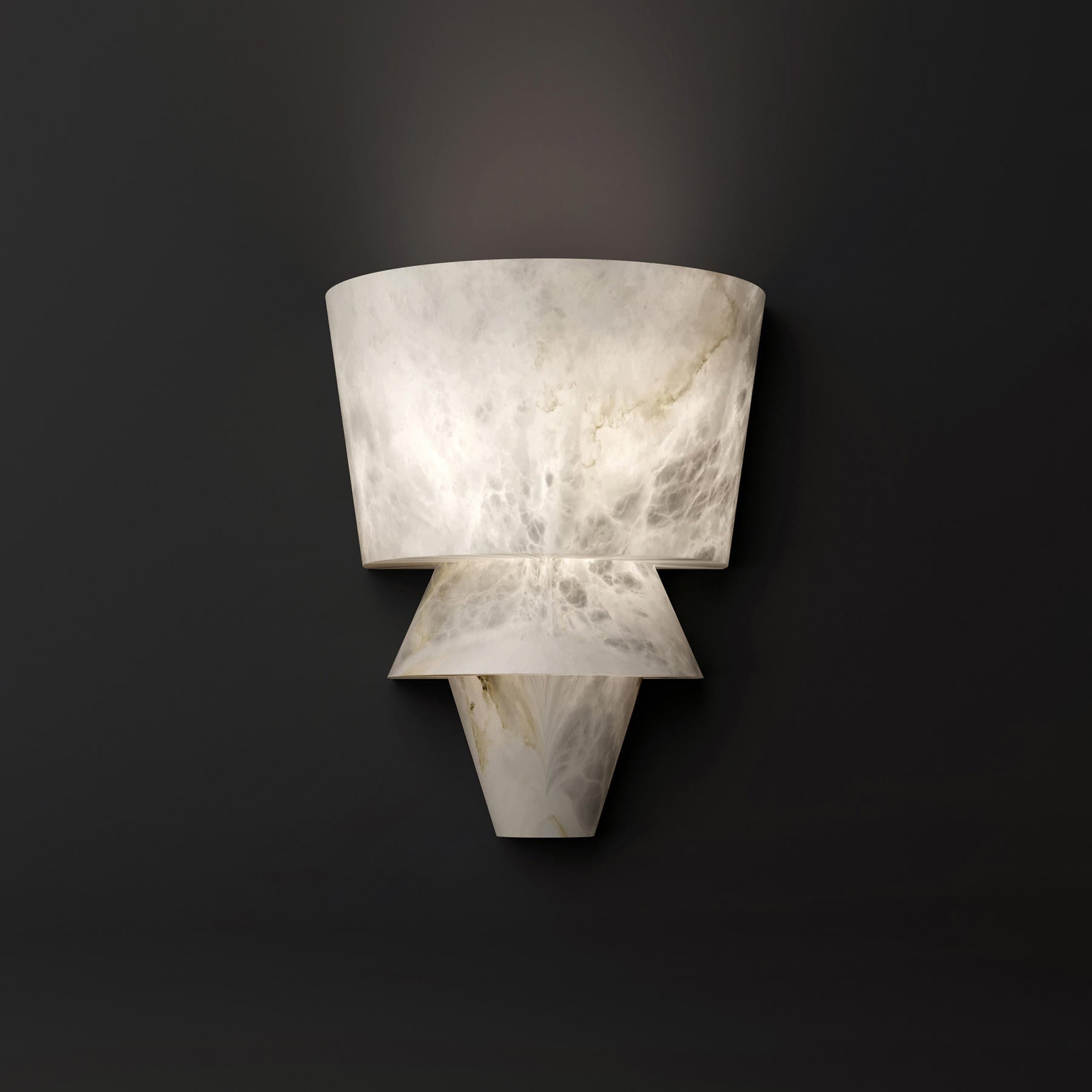 Merlin Koltin FLO Alabaster Wall Sconce 11.8