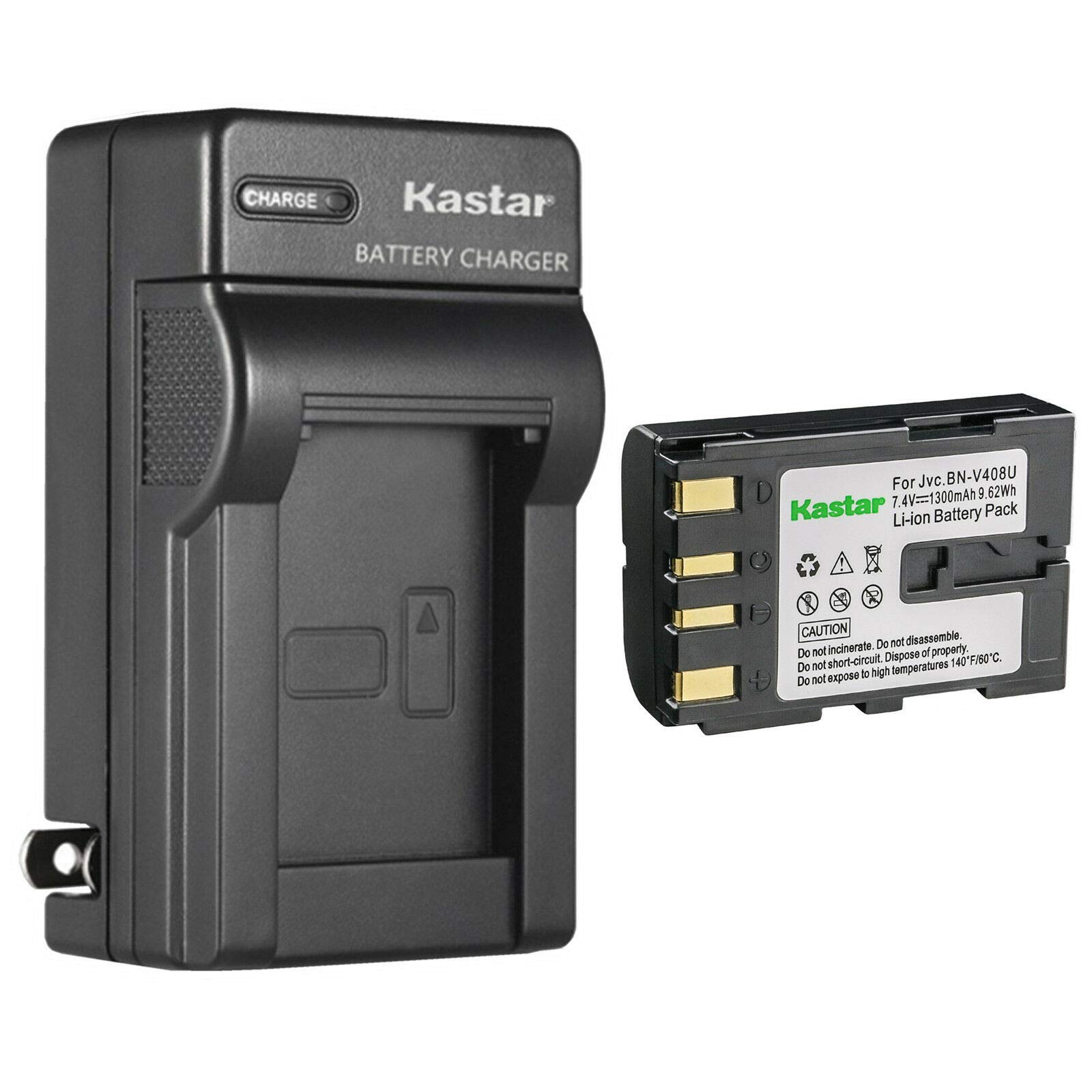 Kastar Replacement Battery & AC Wall Charger for JVC GR Series Camcorders - Compatible with GR-33, GR-4000, GR-D20 to GR-D33 Models - Perfect for Travel, Home Videos & Professional Filming