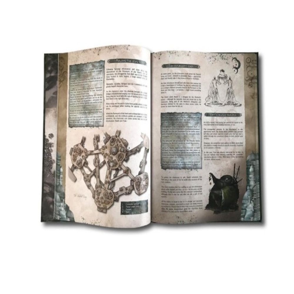 Black Void: Dark Dealing in the Shaded Souq - Hardcover Adventure RPG Book for Tabletop Gaming & Fantasy Storytelling