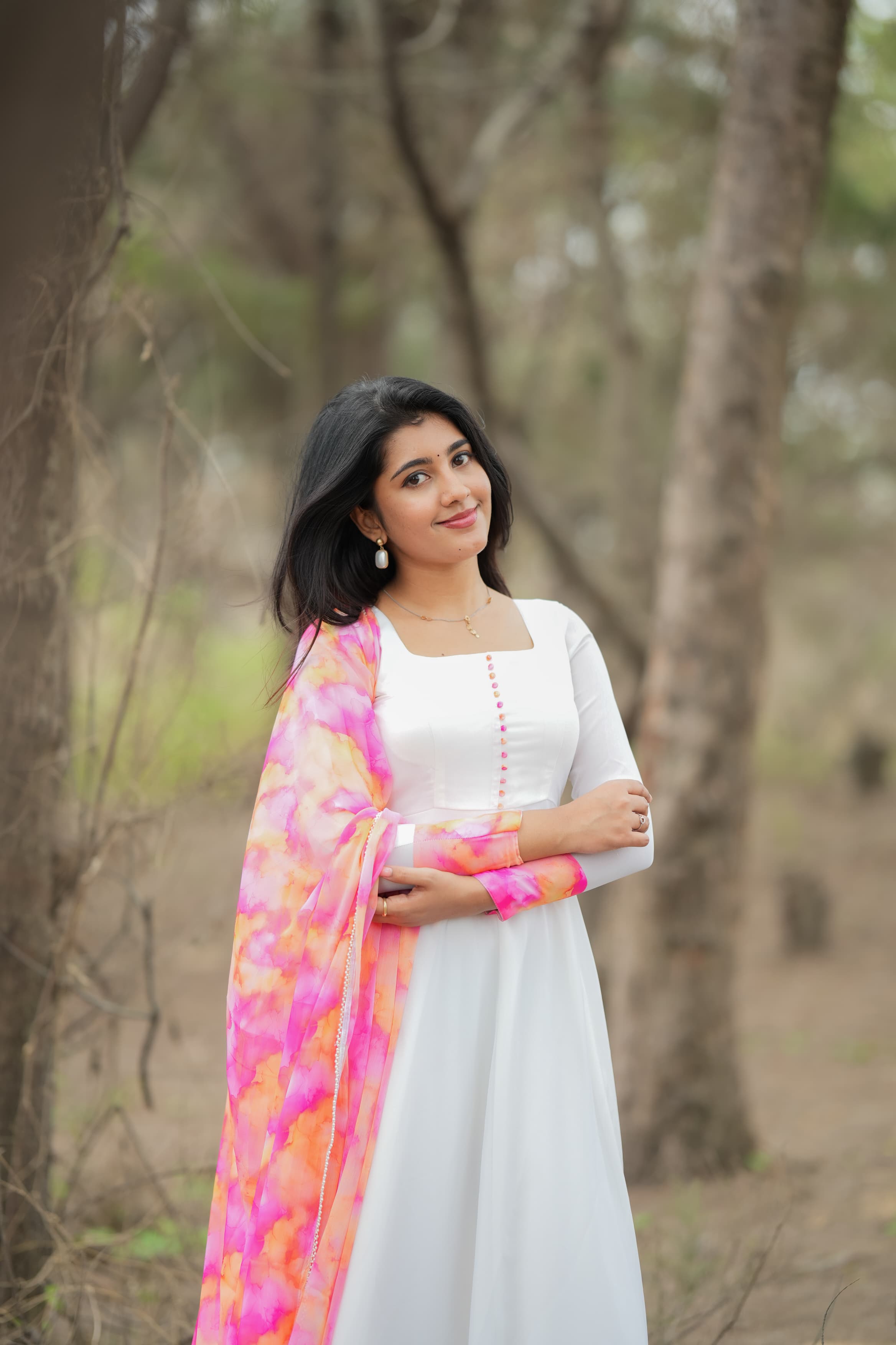 Arunima Simple and Elegant Anarkali Dress for Women | DD644 | Traditional Indian Kurti for Festivals, Weddings & Special Occasions