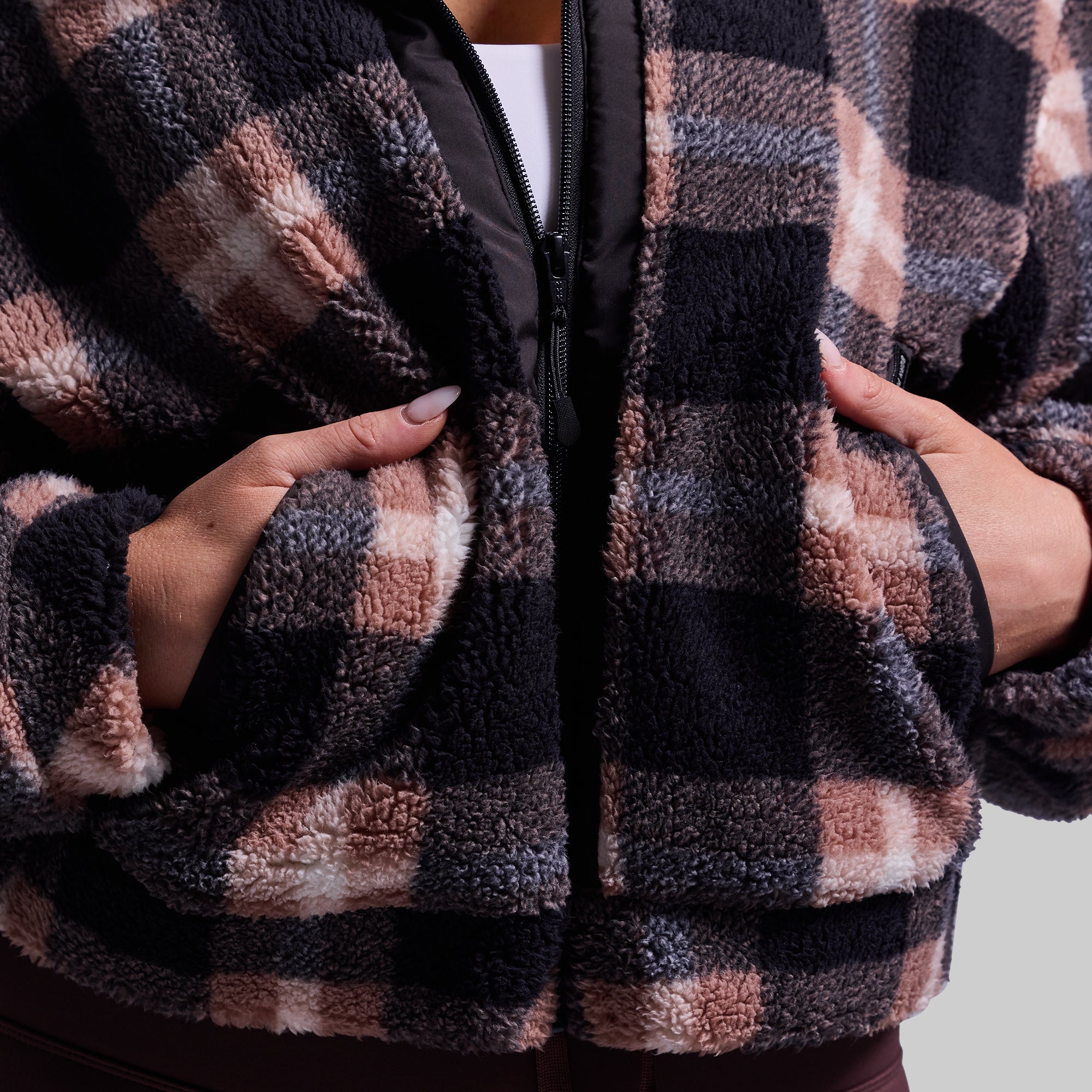 Women's Cropped Fleece Jacket - Soft & Warm Kettle Color Pullover for Casual Outfits & Fall Layering | Perfect for Coffee Dates, Weekend Errands & Outdoor Adventures