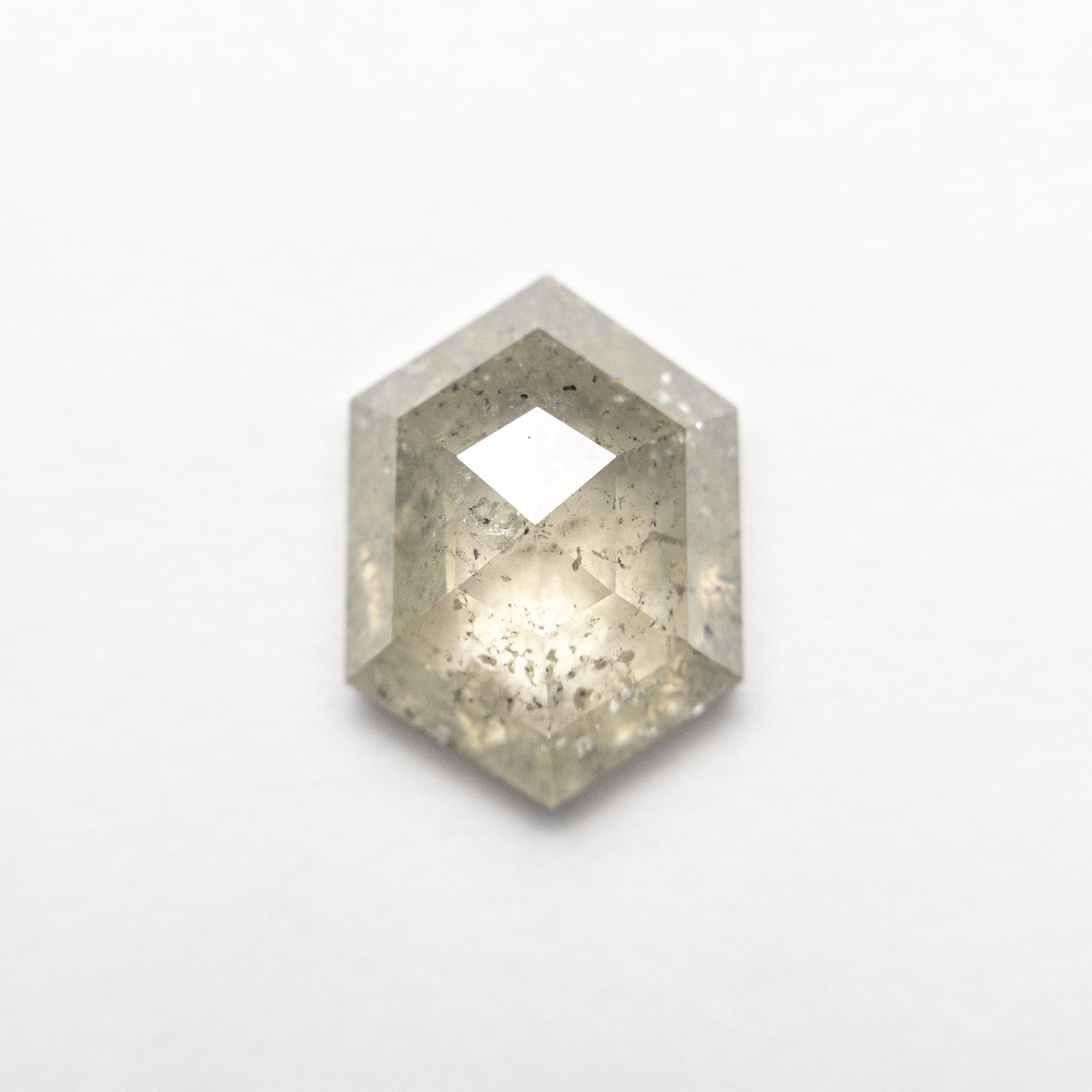 2.13ct Hexagon Rose Cut Gemstone - 9.89x7.36x3.56mm Natural Loose Stone for Jewelry Making (Item#19606) | Perfect for Engagement Rings, Earrings & Necklaces