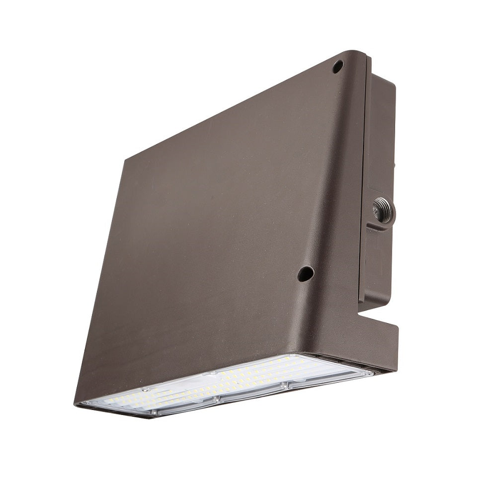 65W Full Cutoff LED Wall Pack Light - 9,800 Lumens, 4000K Cool White, 120-277V, Replaces 250W Metal Halide - Perfect for Warehouse, Parking Lot & Building Exterior Lighting