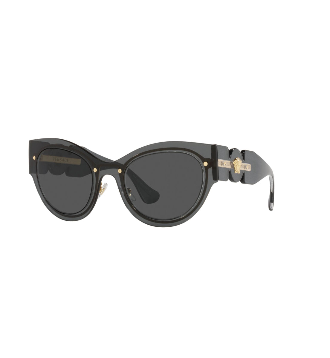 Versace Grey Sunglasses for Men & Women – UV Protection, Polarized Lenses, Luxury Fashion Accessory – Perfect for Beach, Driving & Outdoor Activities