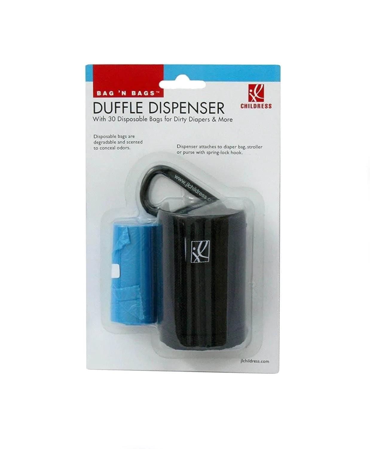 J.L. Childress Bag 'n Bags™ Duffle Dispenser - Premium Travel & Sports Gear Organizer for Diapers, Gym Clothes & Equipment | Perfect for Parents, Athletes & On-the-Go Lifestyles