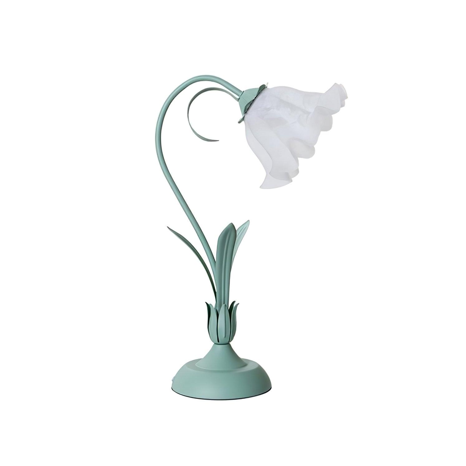 Lily of the Valley Table Lamp - Elegant Floral Bedside Lighting for Bedroom, Living Room & Office Decor - Perfect for Reading, Relaxing & Creating Cozy Ambience