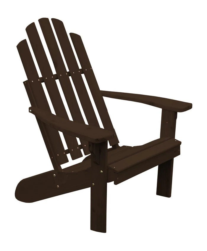Regallion Kennebunk Adirondack Chair - Premium Outdoor Patio Furniture for Backyard, Garden & Poolside Relaxation - Weather-Resistant Comfortable Wooden Deck Chair