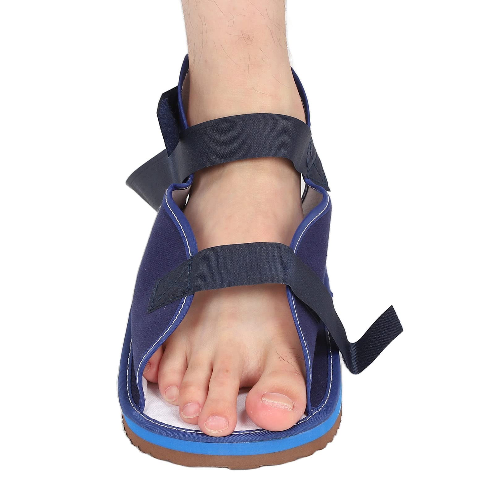 ANGGREK Open Heel Breathable Non-Slip Walking Shoes - Protective Foot Support for Broken Feet & Open Toe Comfort (Medium) - Ideal for Post-Injury Recovery & Daily Walking