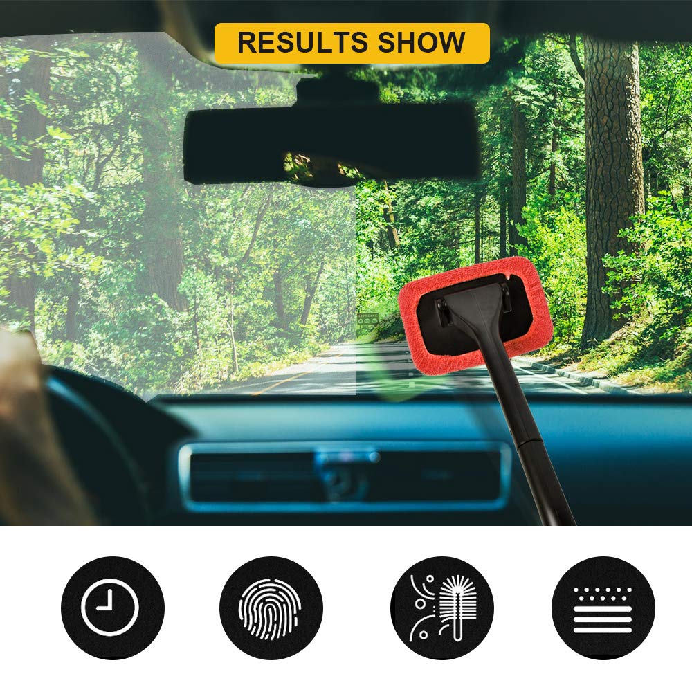 Premium Microfiber Cleaning Cloths for Car Windshield - 5