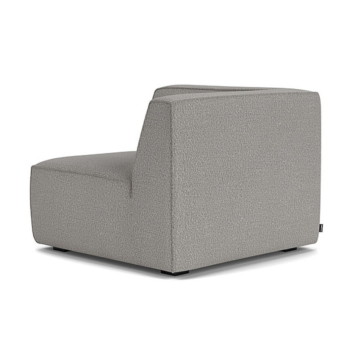 Dane Boucle 1-Seater Left Corner Modular Sofa - Modern Accent Chair for Small Spaces, Living Room, Apartment & Office - Soft Fabric Upholstery with Sturdy Frame