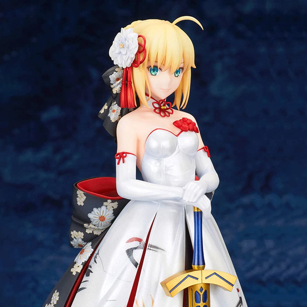 HEYOX 26cm Fate/Grand Order Fairy SEMA PVC Action Figure - Anime Collectible Desktop Decoration, Otaku Gift for Fans | Perfect for Display, Gaming Room Decor & Anime Lover Collections
