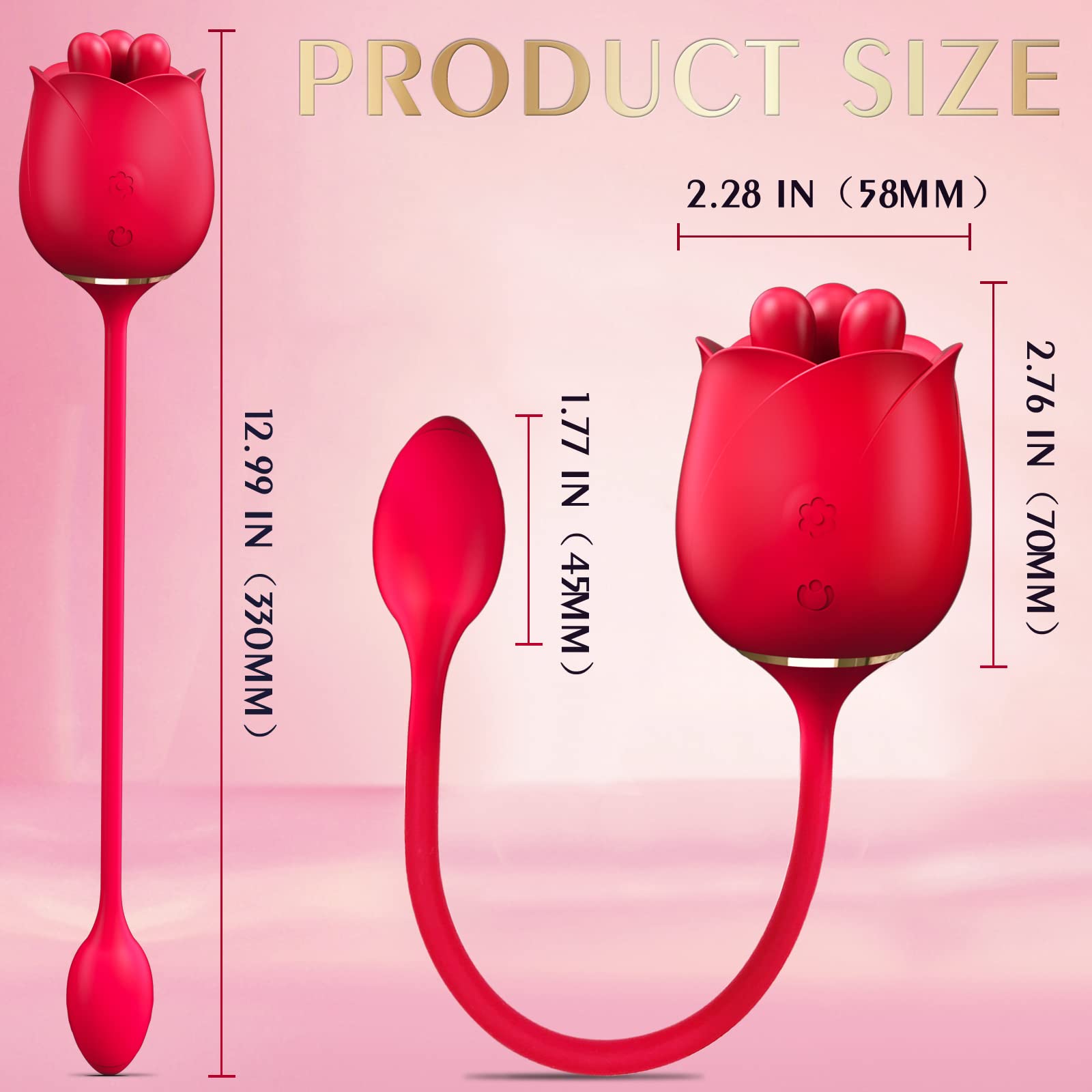 Premium G Spot & Clitoral Vibrator for Women - Dual Stimulation Tongue Licking Vibrating Egg with Nipple Sucker - 2-in-1 Adult Toy for Vaginal & Anal Pleasure - Perfect for Solo Play & Couples Intimacy