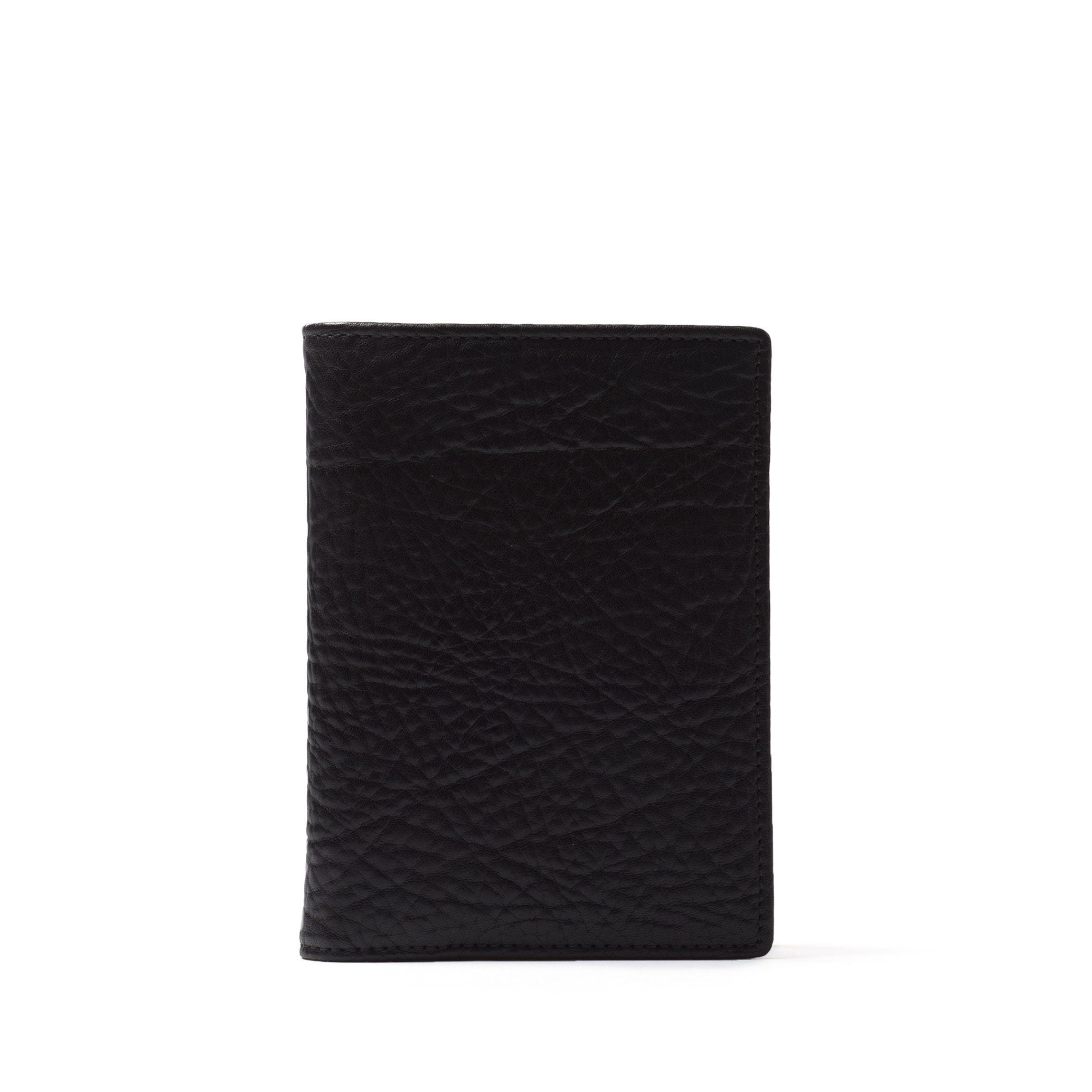 Premium Leather Passport Holder - RFID Blocking Travel Wallet for Men & Women | Ebony Black | Perfect for International Flights & Business Trips