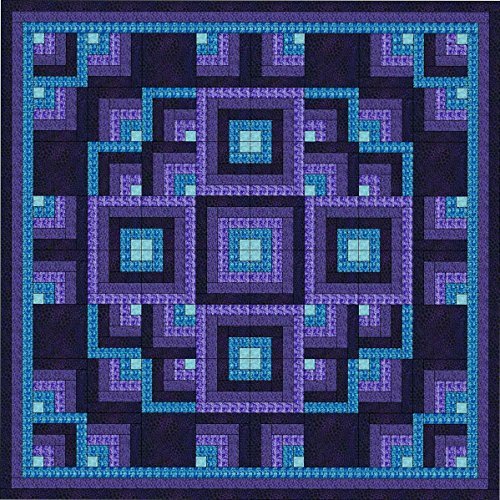 Easy Quilt Kit Shimmering Lights Queen Size - Precut Fabrics Ready to Sew | DIY Quilting Project for Home Decor & Gift Giving