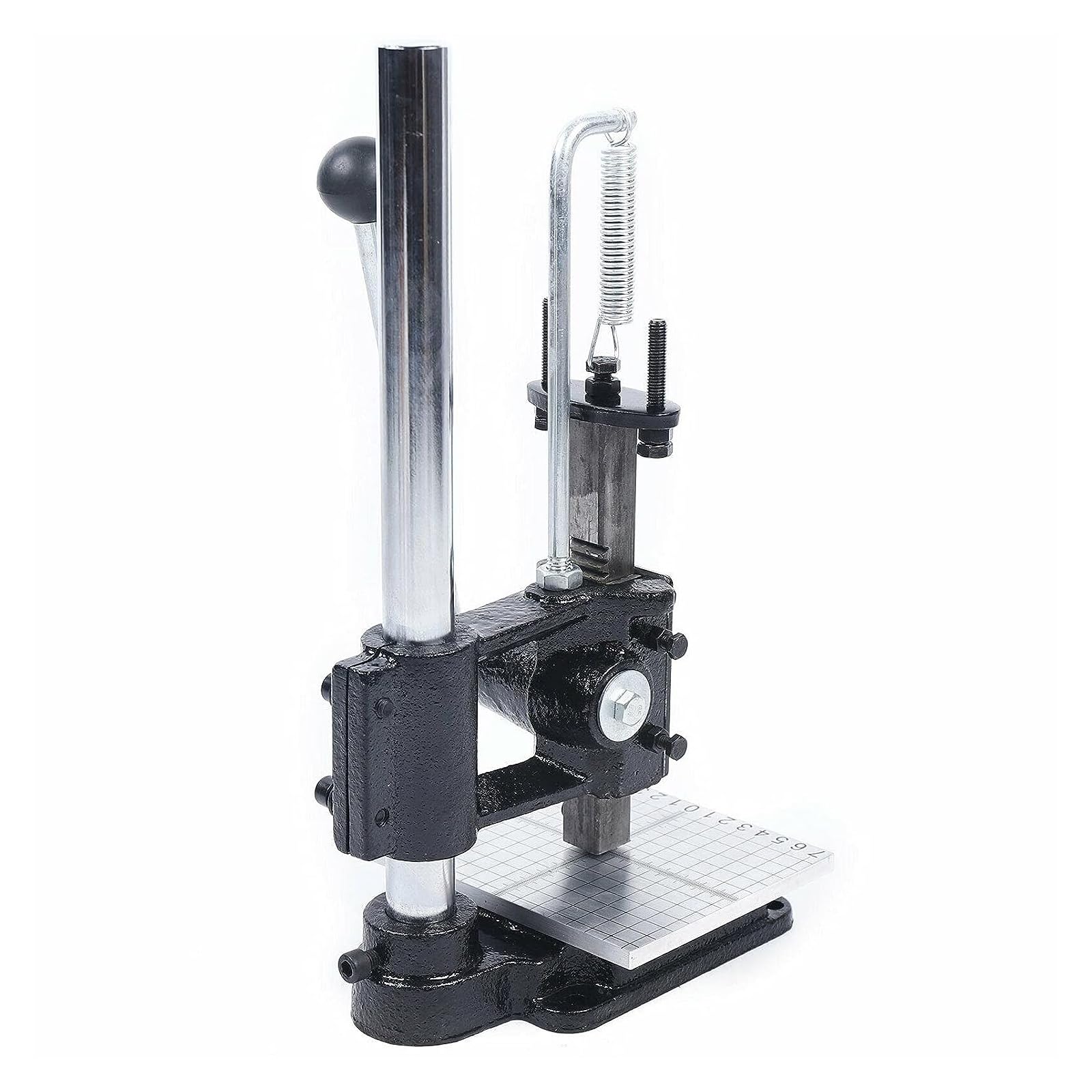 GVILTY Manual Leather Press Machine - Leather Imprinting & Stamping Tool for Punching, Pronging & Logo Pressing | Perfect for Leather Crafting, DIY Projects & Professional Leatherworking