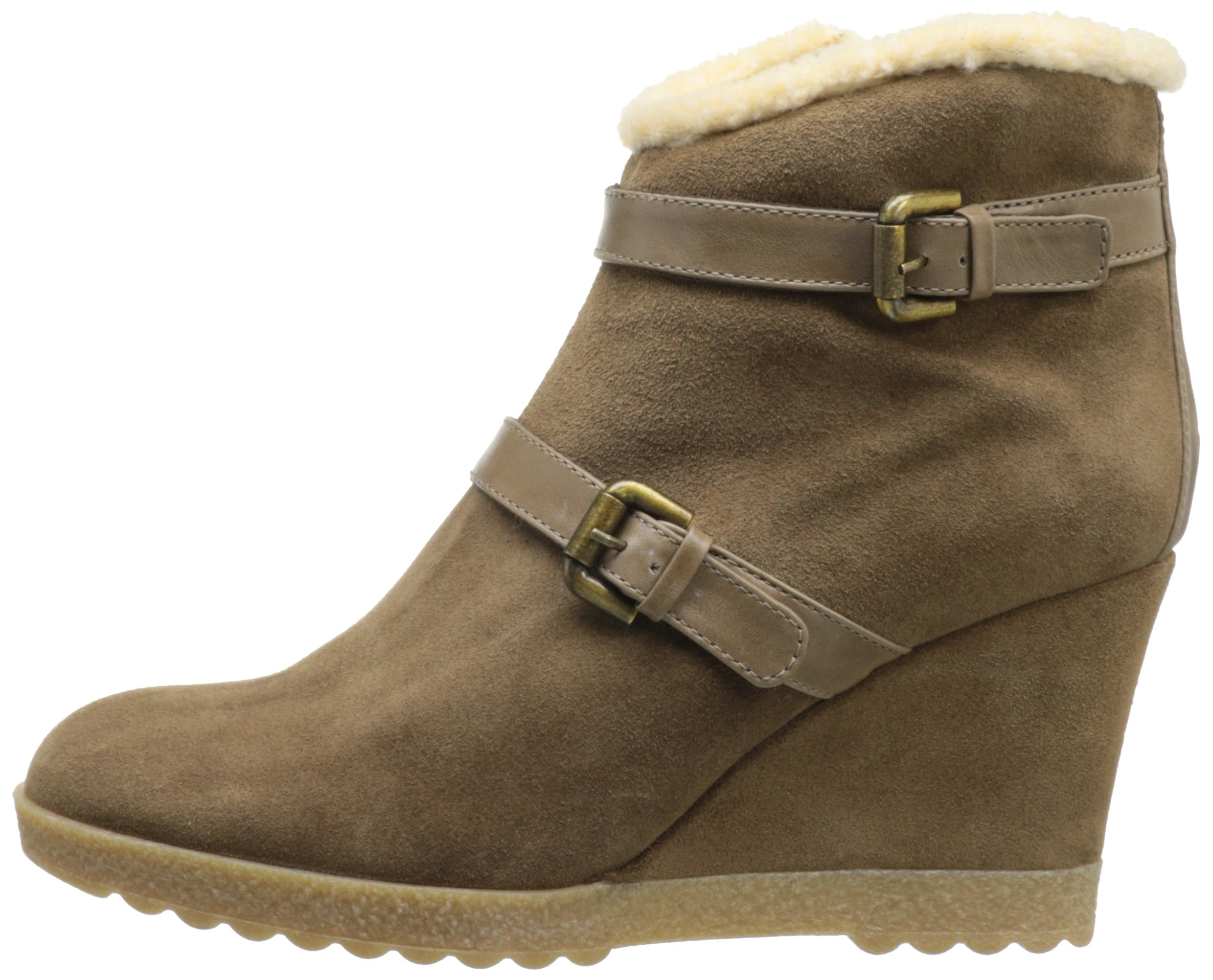 Aquatalia Women's Waterproof Suede Booties - Comfortable Winter Ankle Boots for Cold Weather, Rain & Snow | Perfect for Outdoor Activities, Commuting & Casual Wear