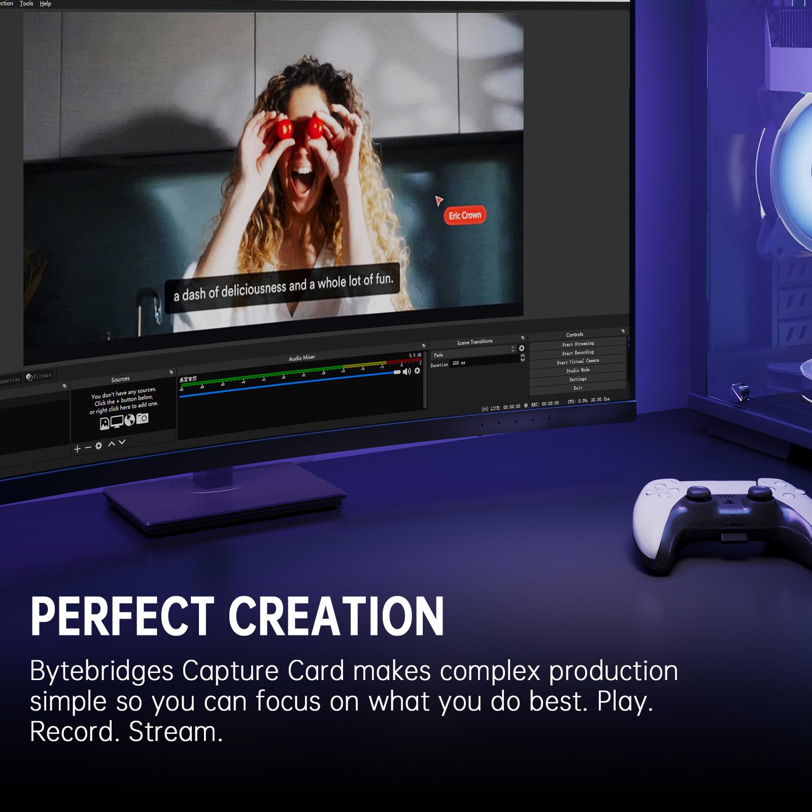 4K HDMI Video Capture Card for Live Streaming & Recording - 1080P 60FPS USB 3.0 Game Capture Device Compatible with Switch/PS5/Xbox/PC/Mac - Plug & Play for Twitch, YouTube & OBS Streaming