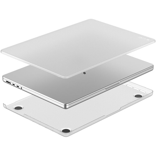 Incase Clear Hard Shell Case for MacBook Pro 14 Inch - Durable Protective Cover for Travel, Work & School