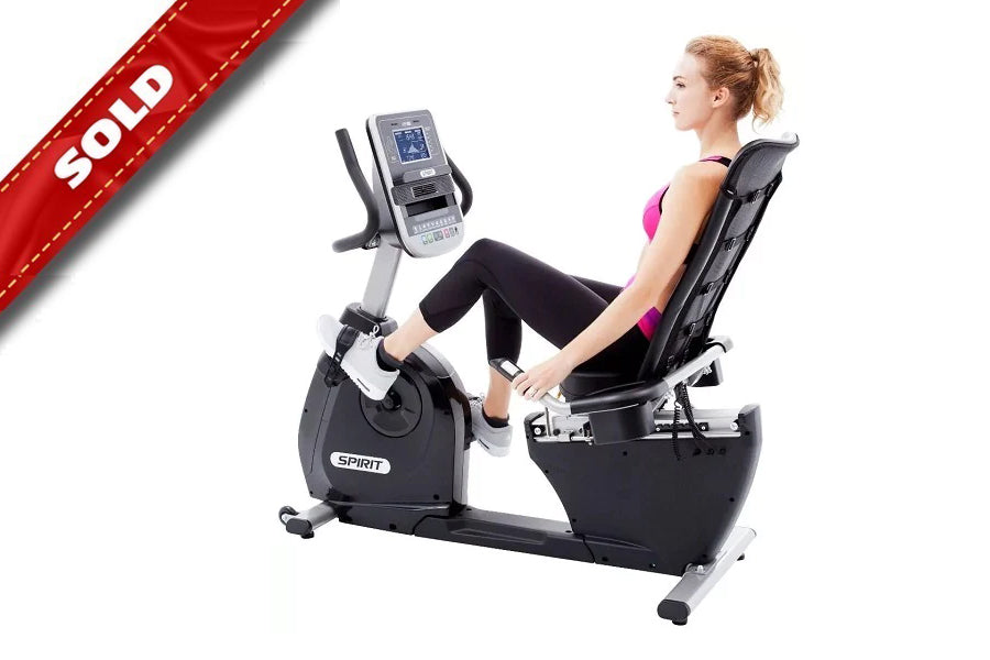 Spirit XBR55 Recumbent Exercise Bike - Comfortable Indoor Cycling for Home Gym, Low-Impact Cardio Workout - Perfect for Seniors, Physical Therapy & Home Fitness Training