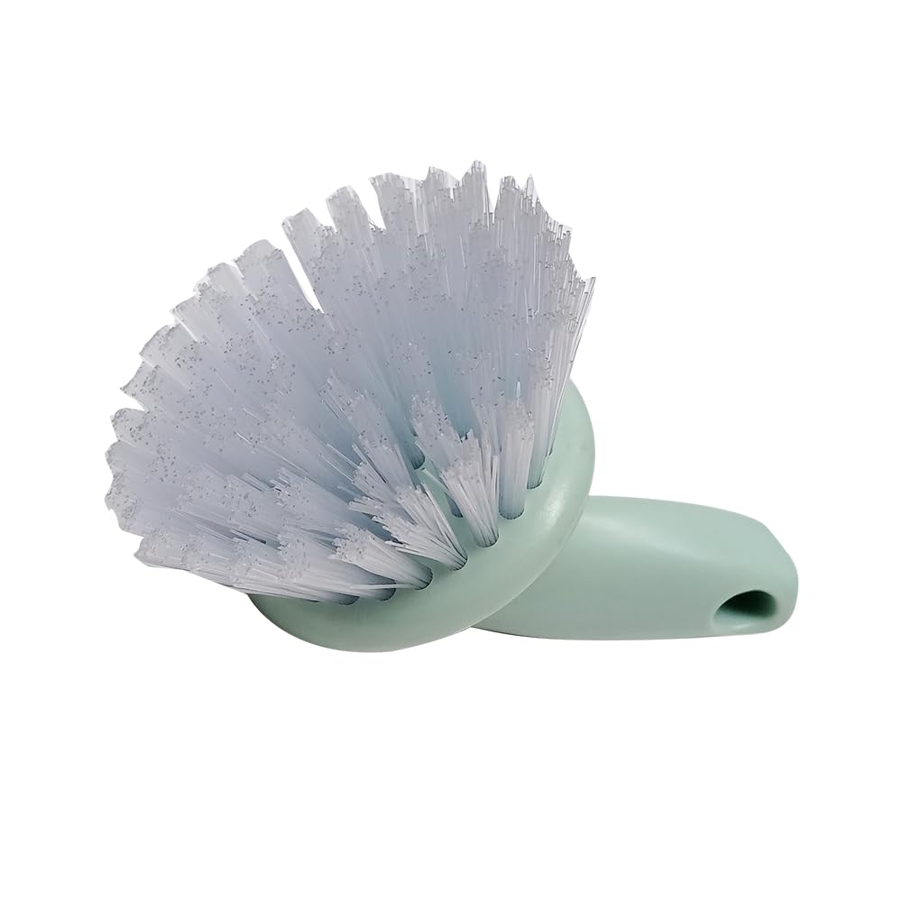 KWEL Plastic Scrub Brush for Sink, Bathtub & Tile Cleaning - Durable Multipurpose Cleaning Brush with Medium Bristles - Pack of 2 (Multicolor) - Perfect for Kitchen, Bathroom & Household Cleaning Tasks