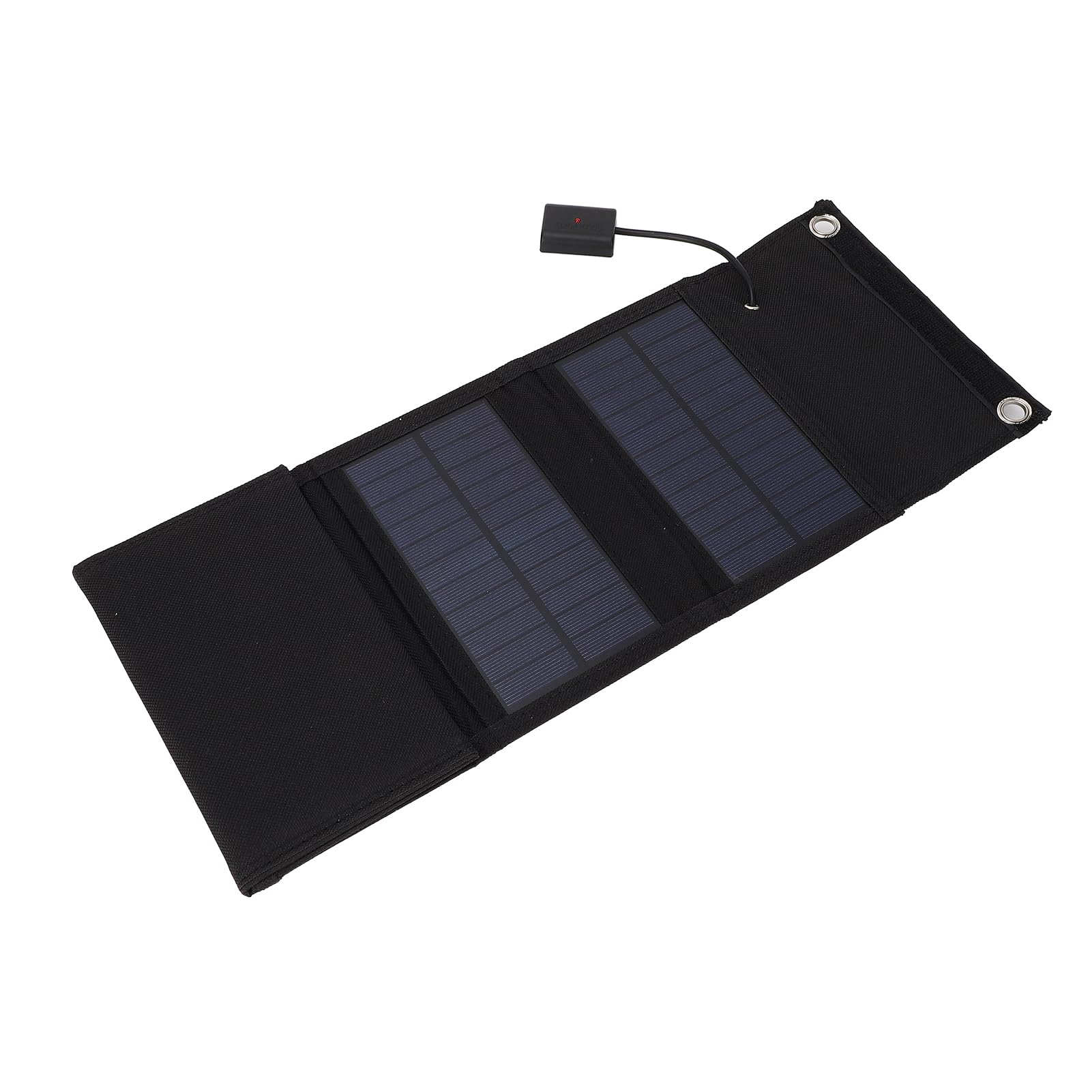 10W 5V Portable Solar Panel Charger - Foldable Waterproof Solar Power Bank for Camping, Hiking & Travel - Emergency Power Supply for Phones, Tablets & Outdoor Gear