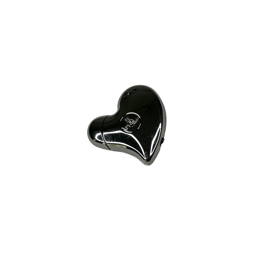 VIVIENNE WESTWOOD Heart Orb Chrome Lighter - Stylish & Elegant Metal Cigarette Lighter for Smoking, Collecting & Gifting - Perfect for Parties, Travel & Everyday Use