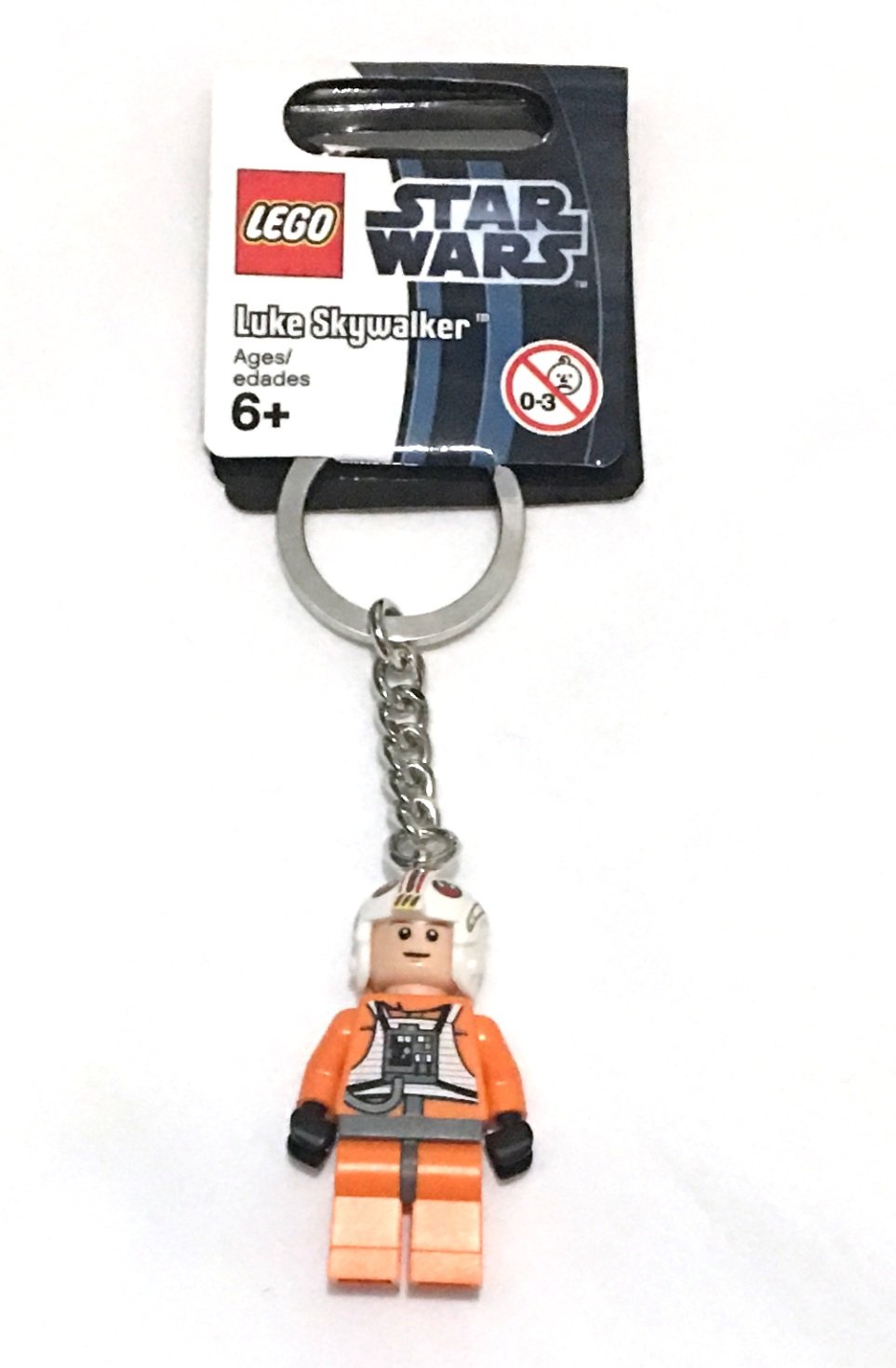 LEGO Disney Star Wars Luke Skywalker Minifigure Keychain - Official 850448 - Perfect for Keys, Backpacks & Gifts for Star Wars Fans