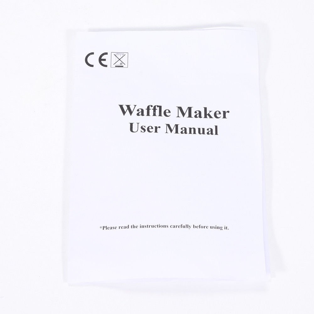 ALDKitchen Waffle Stick Maker - 4 Large Non-Stick Plates, 110V Electric Waffle Iron for Homemade Belgian Waffles | Perfect for Breakfast, Parties & Kids Snacks | Easy to Clean & Use
