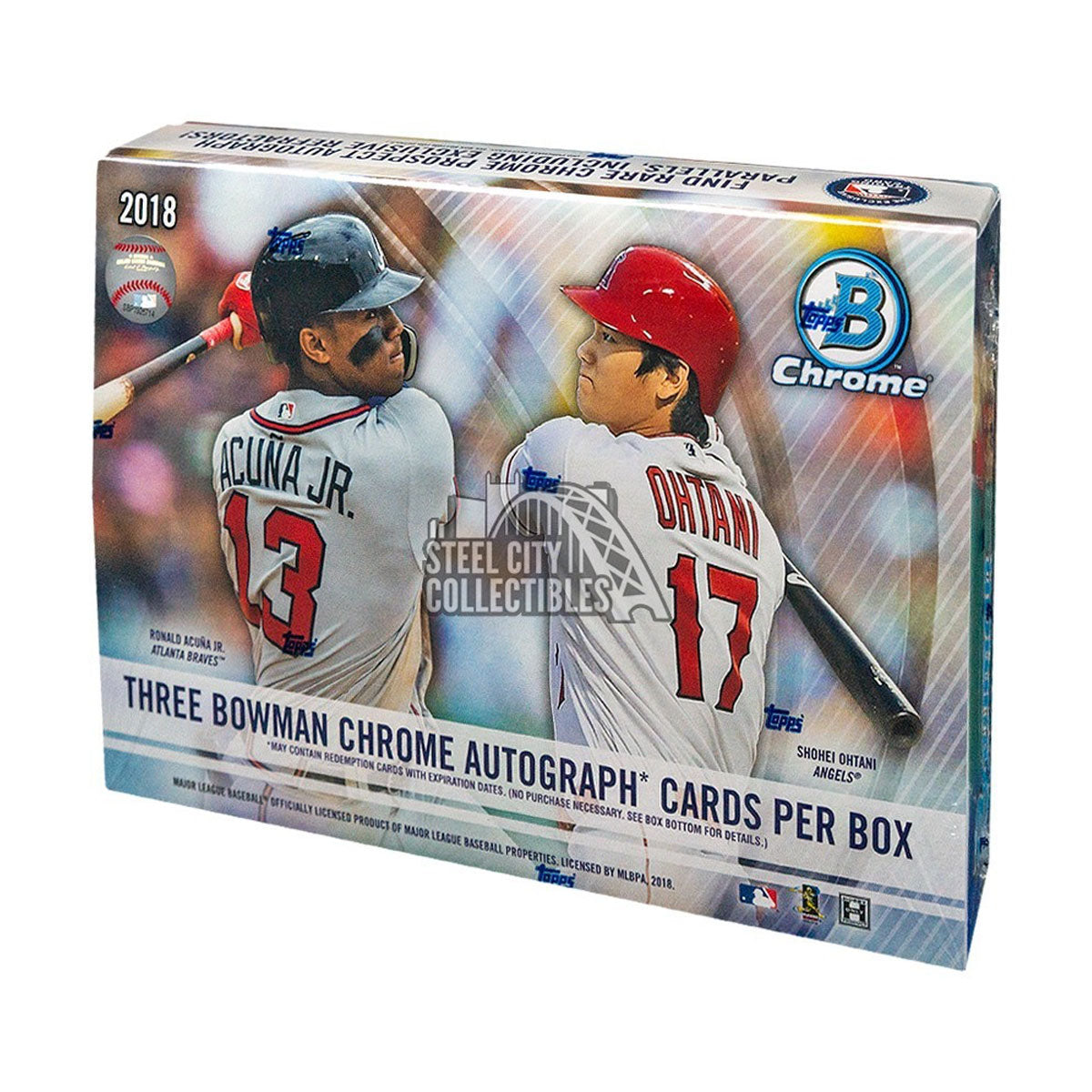2018 Bowman Chrome Baseball HTA Choice Box - Premium Baseball Cards for Collectors & Investors - Perfect for Trading, Collecting, and Displaying