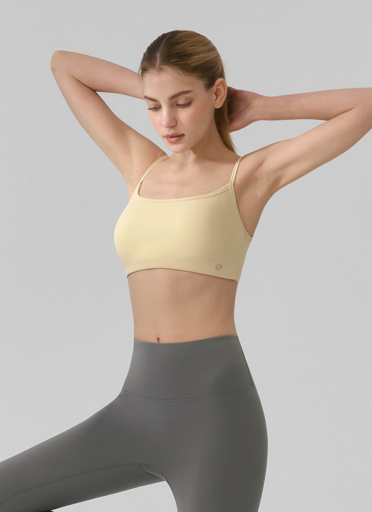 Black Label Power Rise Back Twist Bra Top - High Support Sports Bra for Yoga, Running & Gym Workouts - Seamless Comfort & Breathable Fabric