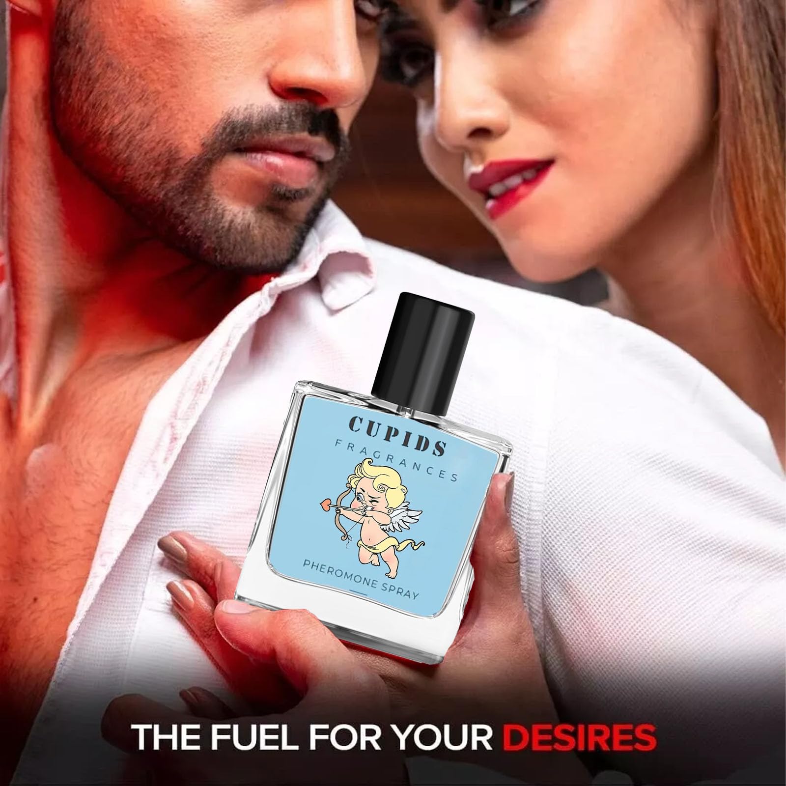 **Cupid Pheromone Cologne for Men - Hypnotic & Attractive Fragrance with Long-Lasting Scent (2-Pack) - Perfect for Dates, Parties & Special Occasions**