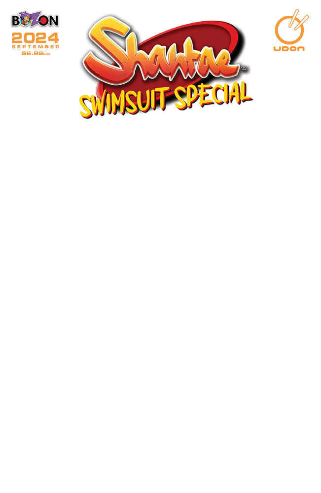 2024 Shantae Swimsuit Special #1 Cover C Blank Sketch Edition - Anime Collectible Comic Book for Fans & Artists - Perfect for Sketching, Collecting, and Cosplay Inspiration