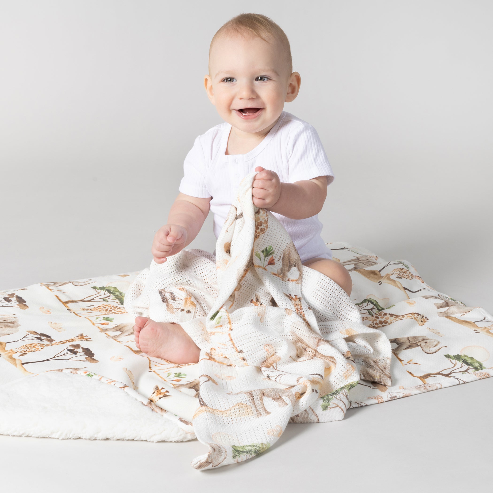 Premium Adventure Bamboo Cellular Blanket - Breathable, Lightweight & Soft for Baby Stroller, Crib & Outdoor Travel - Perfect for Camping, Picnics & Nursery Comfort
