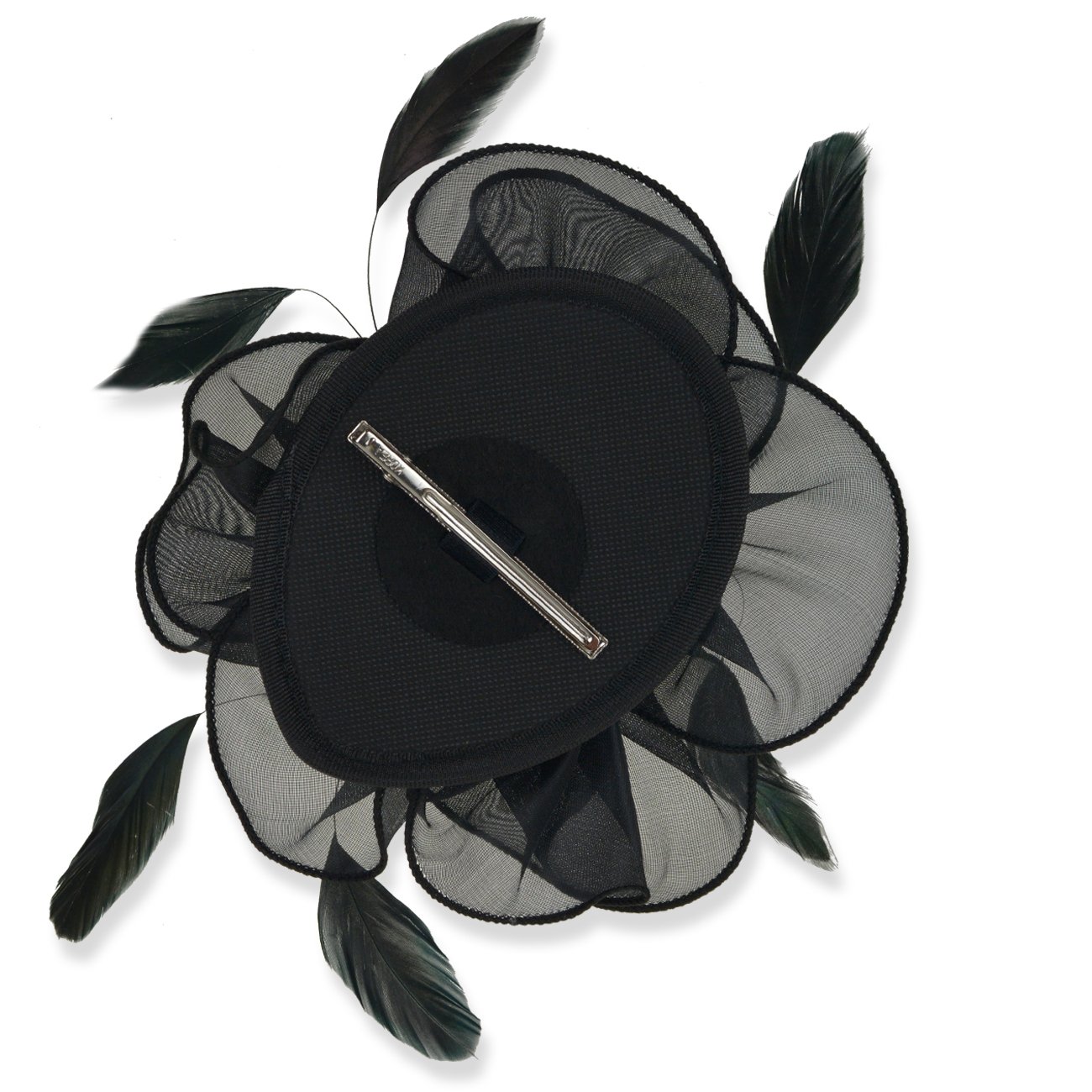 Elegant Women's Kentucky Derby Fascinator Hats with Flower, Headband & Clip - Tea Party Headwear for Women & Girls - Perfect for Weddings, Races & Special Events