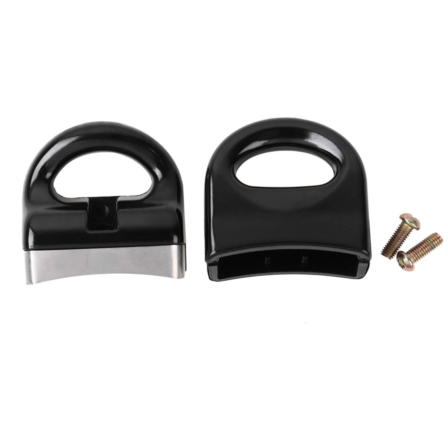 Chyoo 2-Piece Universal Pressure Cooker Accessory Set - Non-OEM Metal Pressure Pan Cooker & Steamer Pot with Short Side Handles (Black) - Perfect for Canning, Steaming Vegetables & Making Sauces