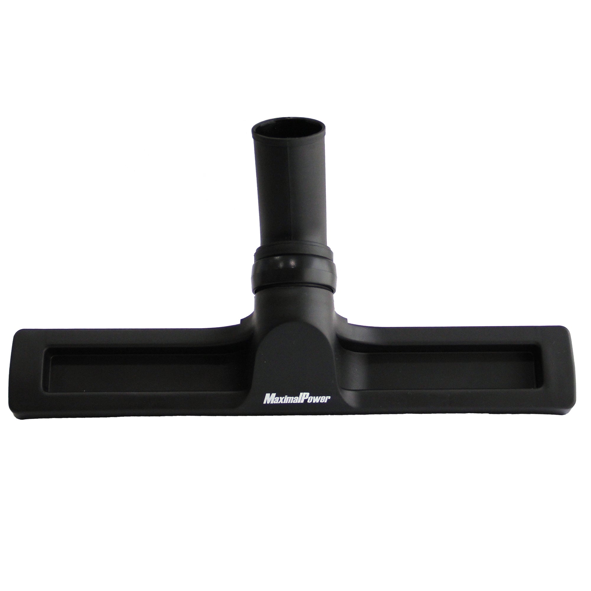 MaximalPower Universal 12 Inch 360° Swivel Floor Brush with Adapter - Heavy Duty Cleaning for Hardwood, Tile & Laminate Floors - Perfect for Homes, Offices & Commercial Spaces