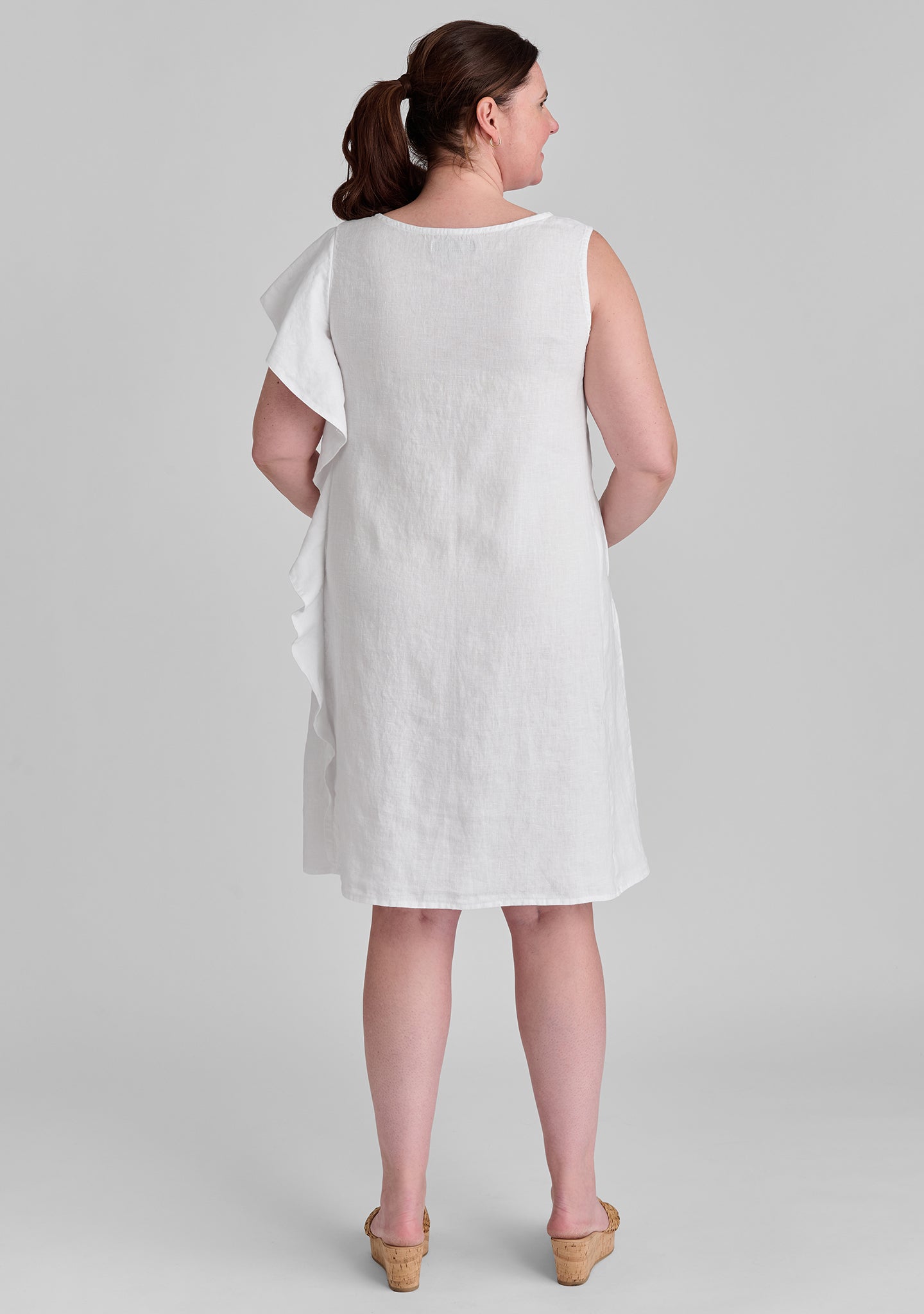 Stylish Linen Shift Dress for Women - Breathable Summer Social Dress - Perfect for Casual Outings, Beach Vacations & Office Wear