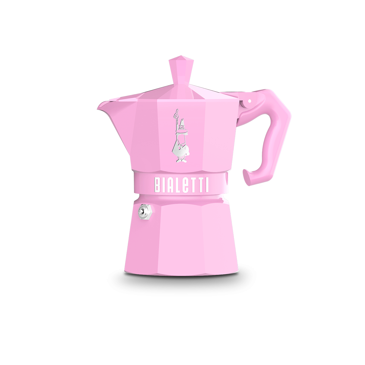 Bialetti Moka Exclusive 3 Cup Stovetop Espresso Maker - Pink Italian Coffee Pot for Home & Office | Perfect for Espresso Lovers & Gift Giving