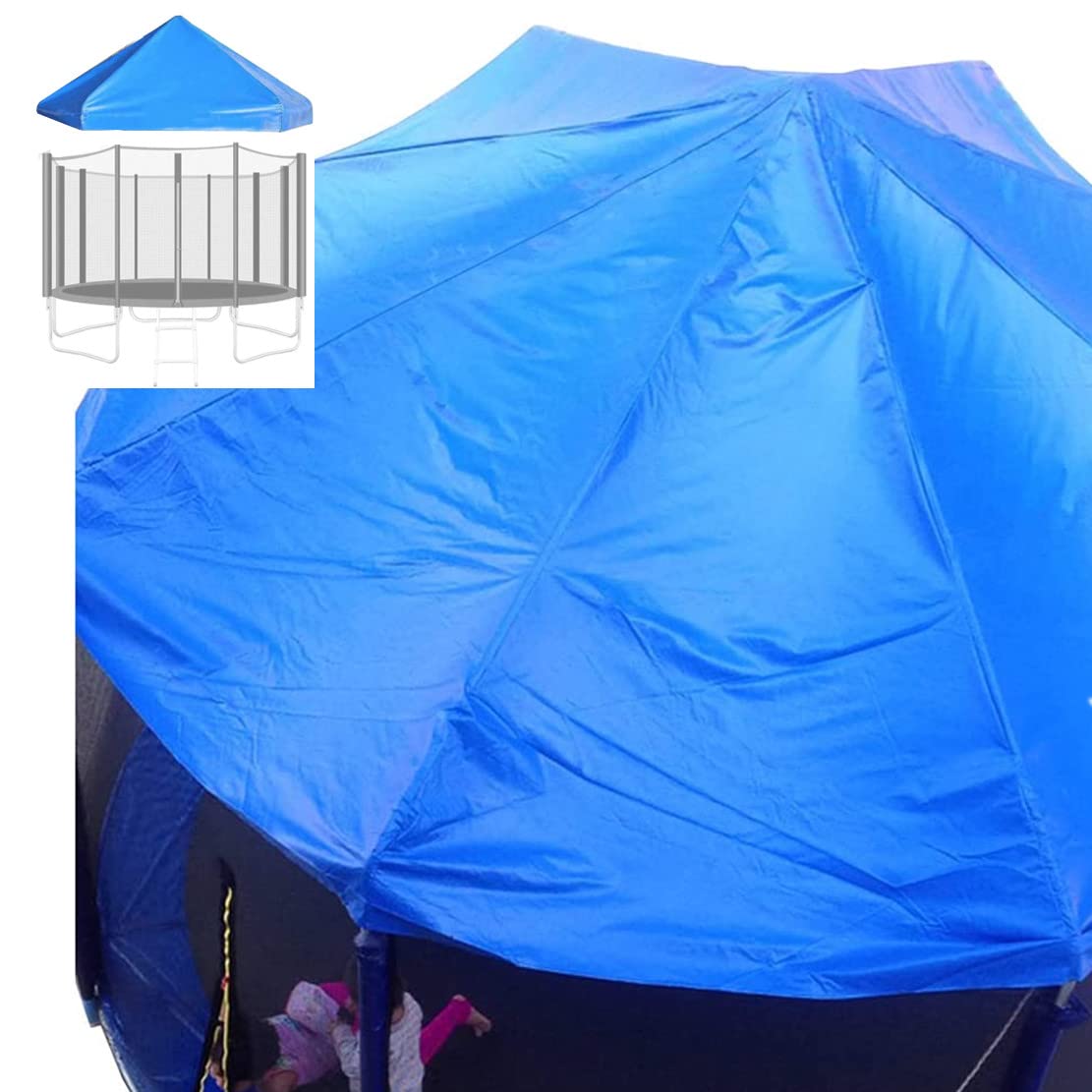 Trampoline Canopy Cover - Waterproof & UV Protection for Sun, Rain, Snow - Outdoor Backyard Trampoline Tent Sunshade - Perfect for Kids Play, Family Fun, and All-Weather Protection
