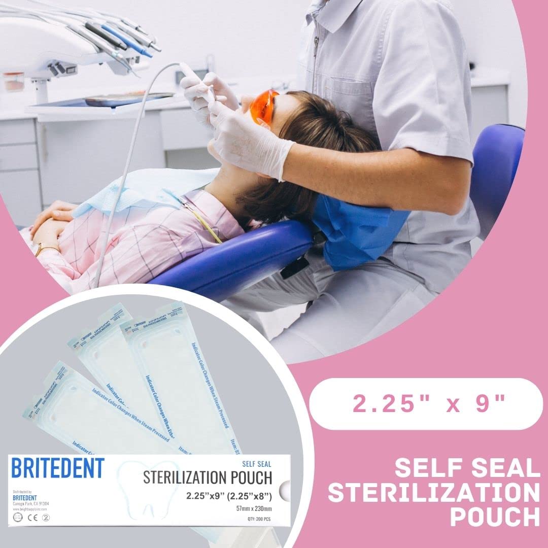 Self Sealing Sterilization Pouches 2.25