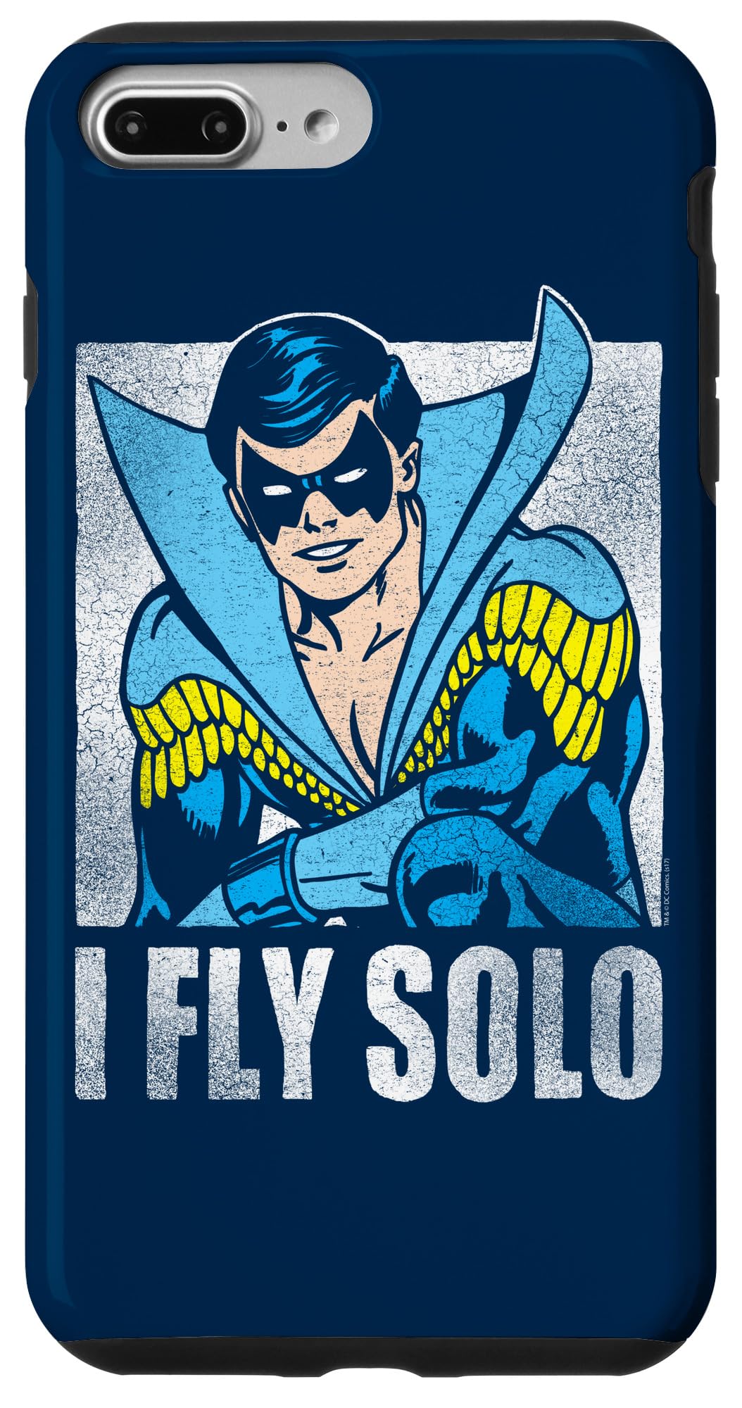 Batman Nightwing Fly Solo Case for iPhone 7 Plus/8 Plus - Premium Protective Phone Cover - Perfect for Superhero Fans, Cosplay & Comic Conventions