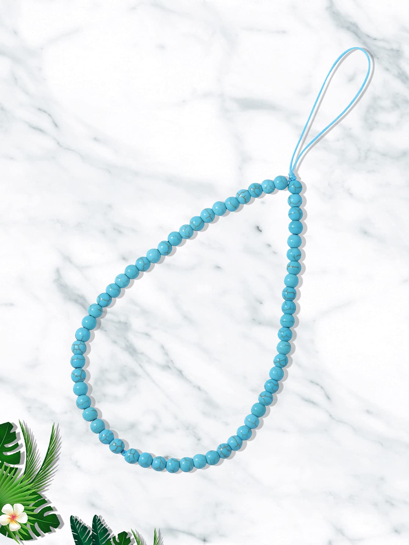 Handmade Natural Gemstone Phone Lanyard - Semi-Precious Beaded Wrist Strap & Cell Phone Charm Chain for Women, Men (Perfect for Gifts, Office, Travel & Everyday Use)