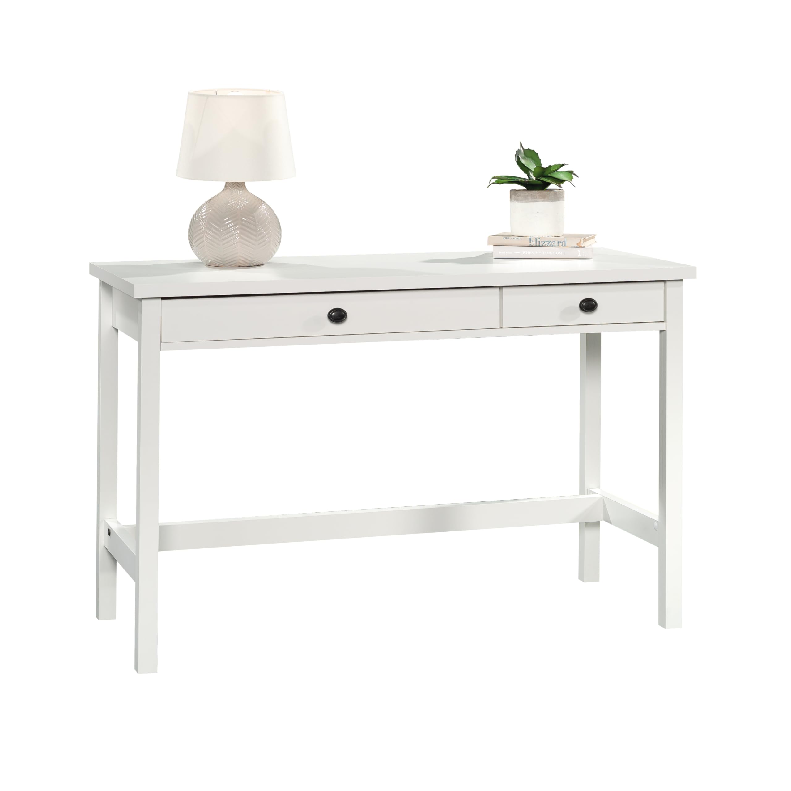 Sauder County Line Desk - Soft White Finish - Home Office & Study Desk for Work, Writing & Computer Use