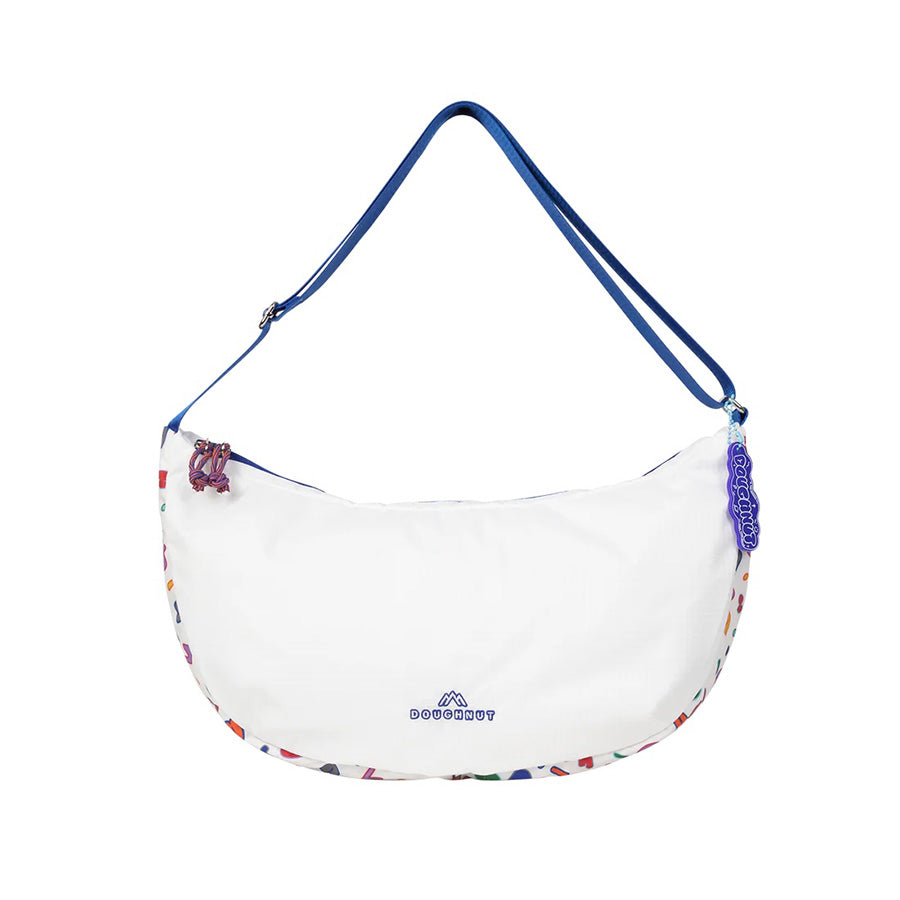 DOUGHNUT F24 Croissant You Niverse Crossbody Bag White - Stylish & Compact Shoulder Bag for Women, Perfect for Travel, Shopping & Everyday Use