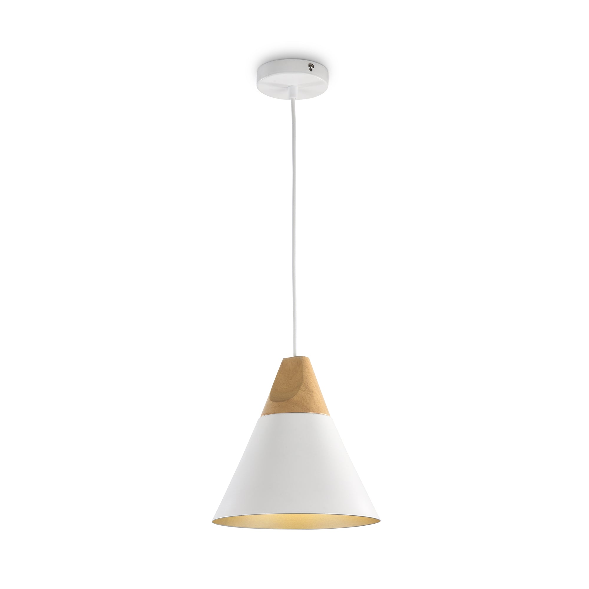 Bicones Pendant Light Fixture - Modern Glass Ceiling Lamp in Multiple Colors & Sizes (6/8/10 Inch) - Perfect for Kitchen Island, Dining Room, Bedroom Lighting