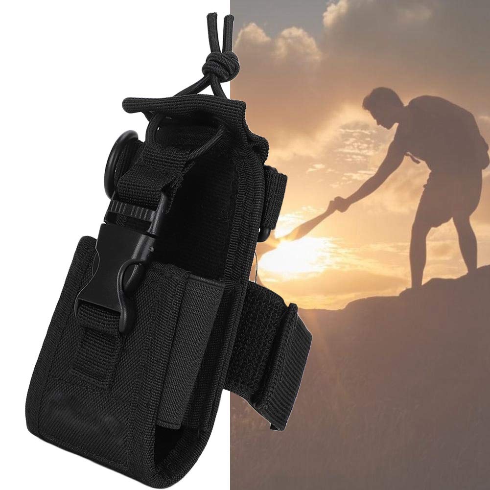 PUSOKEI Universal Radio Holster - Heavy Duty Arm Bag & Carry Pouch for UV5R, UV82, TYT UV5RA, Kenwood Walkie Talkies - Perfect for Security Guards, Construction Workers & Outdoor Enthusiasts
