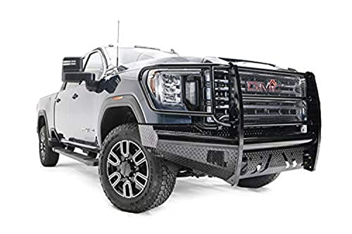 Fab Fours GM20-S5060-1 Elite Front Bumper for 20-22 GMC Sierra 2500 HD with Full Grill Guard | Heavy-Duty Off-Road Protection | Perfect for Truck Enthusiasts & Outdoor Adventures