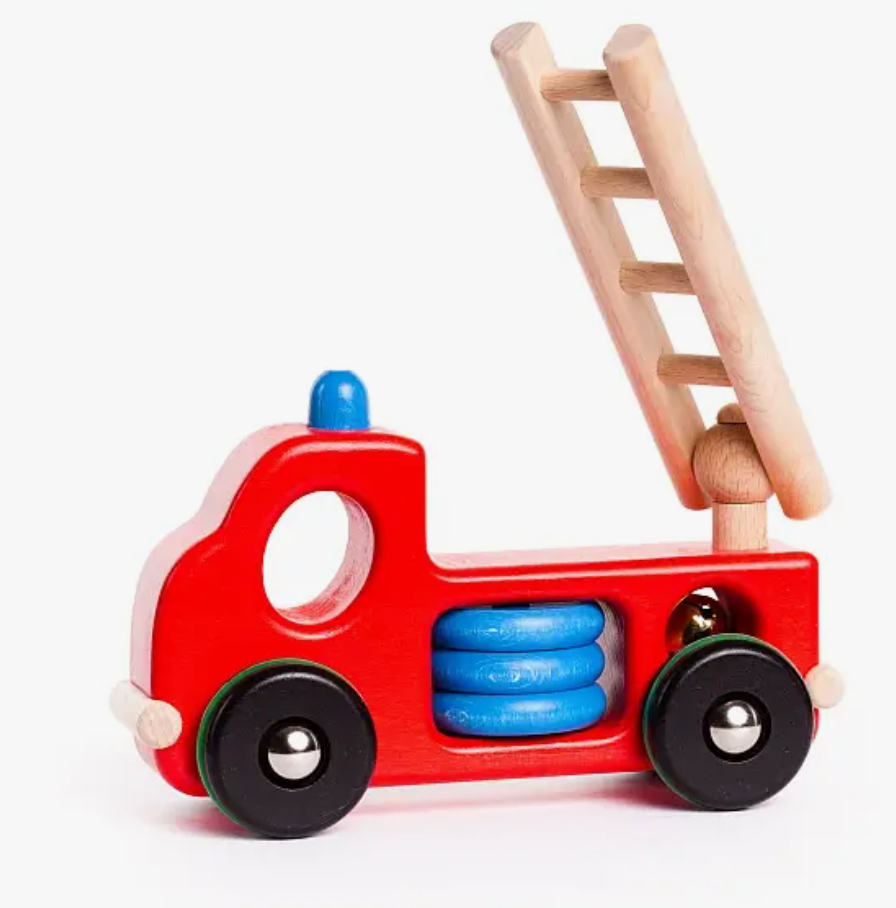 Large Fire Engine Toy Truck for Kids - Realistic Firefighter Vehicle with Lights & Sounds - Perfect for Pretend Play, Birthday Gifts & Educational Role-Playing