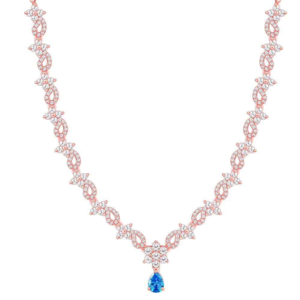 GIVA 925 Sterling Silver Classic Romance Necklace & Earrings Set for Women | Authentic 925 Stamped Jewelry with Certificate | 6-Month Warranty | Perfect Gift for Anniversary, Birthday & Valentine's Day