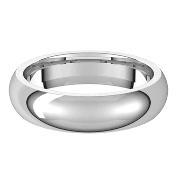 Comfort Fit Half Round Band Ring - Durable Stainless Steel Wedding Band for Men & Women - Perfect for Everyday Wear, Anniversary Gifts & Couple Jewelry